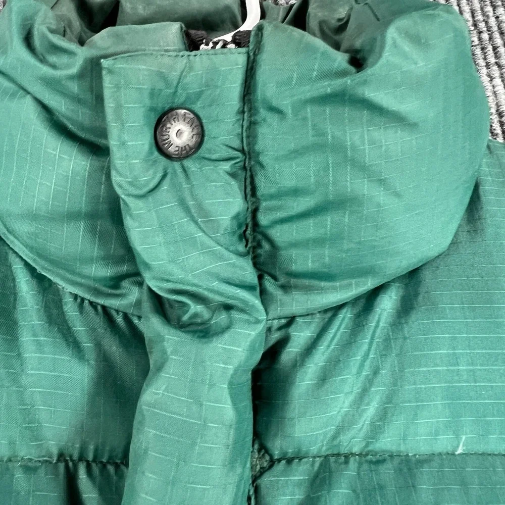 Vintage The North Face Puff Vest Mens Medium Green Outdoor Camping Hiking